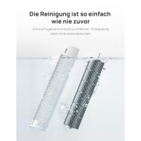 Tichý věžový ventilátor Dreo 28 dB, rychlost 7,3 m/s 4 úrovně rychlosti 4 režimy 8 hodinový časovač 90° oscilační ventilátory s 